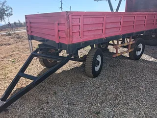 5m Draw bar Farm trailer with dropside body