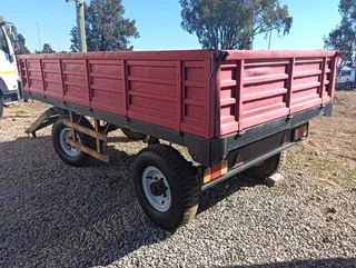 5m Draw bar Farm trailer with dropside body