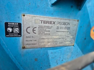 Terex 1000SR cone crawler jaw crusher