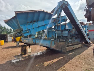Terex 1000SR cone crawler jaw crusher
