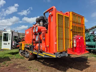 Sandvik DR560 crawler mounted diesel powered drill.