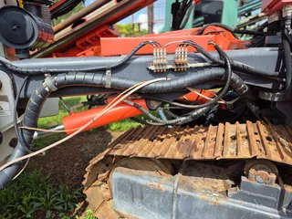 Sandvik DR560 crawler mounted diesel powered drill.