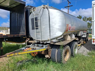 28000L Diesel tanker 4 axle draw bar trailer.