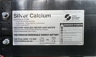 Deep Cycle Silver Calcium Batteries
