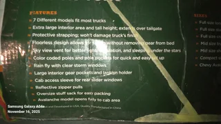 Camping tent to fit 7 different bakkies model&#39;s