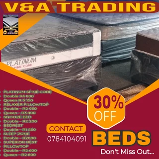 V a n d a t r a d i n g p m b s a l e u p t o 30% o f f o n a l l b e d s