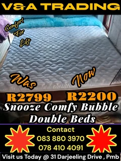 We deliver &amp; accept payment on arrival of ur bed cash, eft or card payment...contact us today