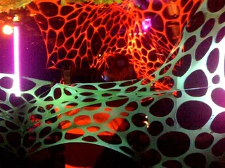 NEON Party Package with UV lights and Neon stretch décor