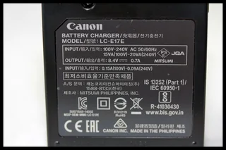 Canon LC-E17E Battery Charger