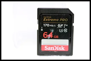 SanDisk Extreme PRO 64GB SDXC - Class 10 @ 170MB/s