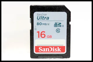SanDisk Ultra 16GB SDHC - Class 10 @ 80MB/s