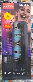 Great sounding quality Bluetooth speaker Comes with a charging cable, remote &amp; mic