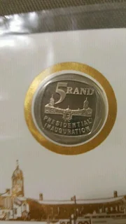 Mandela Presidential Inauguration R5 First Day Cover