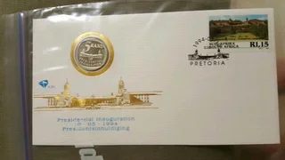 Mandela Presidential Inauguration R5 First Day Cover