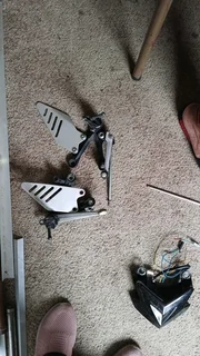 Ninja  left and right  footpeg hangers