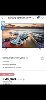 Samsung 65&#34; 8K QLED TV