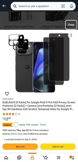 2025 GOOGLE PIXEL 9 PRO FOLD | 512GB | 16GB | OBSIDIAN COMBO