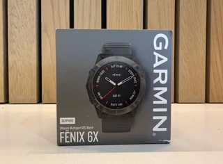 Garmin Fenix 6X Sapphire - Carbon Gray DLC with Black Band