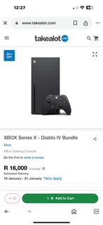 Sealed Xbox Series X Diablo IV Bundle &#43; Xbox Wireless Controller Carbon Black