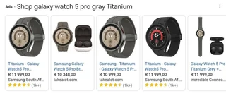2023 Samsung Galaxy Watch 5 Pro LTE 45mm Titanium Gray