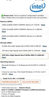 Intel NUC 11PHKi7C NUC 11 Enthusiast Phantom Canyon Intel Core i7-1165G7 4.70GHz 4-Core NVIDIA