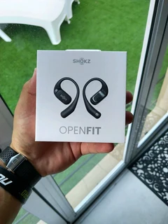 Latest Shokz OpenFit Open-Ear Headphones - Black