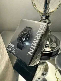 Sealed Garmin Fenix 7 Pro - Sapphire Solar Edition Carbon Gray DLC Titanium with Black Band