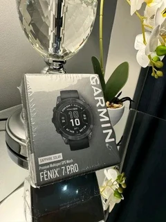 Sealed Garmin Fenix 7 Pro - Sapphire Solar Edition Carbon Gray DLC Titanium with Black Band