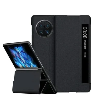 Vivo X Fold Official Window View Leather Folding Phone Case(Black)