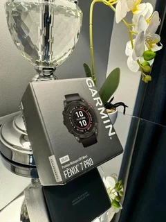 Sealed Garmin Fenix 7 Pro - Solar Edition Slate Gray with Black Band