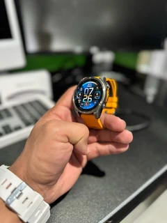 2024 Garmin Fenix 8 – 47 mm, AMOLEDSapphire, Titanium With Spark Orange/Graphite Silicone Band