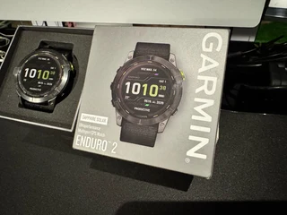 Garmin Enduro 2 Sapphire Solar Carbon Grey DLC Titanium with Black UltraFit band