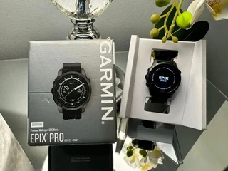 Garmin Epix Pro (Gen 2) – Sapphire Edition | 42 mm Carbon Gray DLC Titanium with Black Band