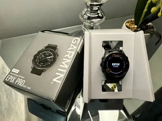 Garmin Epix Pro (Gen 2) – Sapphire Edition | 42 mm Carbon Gray DLC Titanium with Black Band