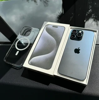 2024 Apple iPhone 15 Pro Max 512GB Blue Titanium