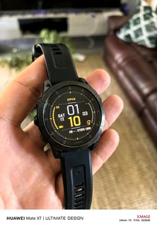 Garmin Epix™ (Gen 2) - Sapphire Edition | 47 mm Black Titanium with Black Band