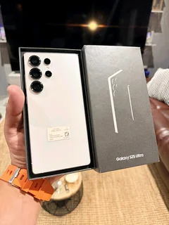 2025 Samsung Galaxy S25 Ultra 256GB Titanium White Silver  Dual Sim Combo