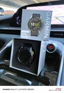 Garmin Enduro 2 Sapphire Solar Carbon Grey DLC Titanium with Black UltraFit band