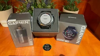Garmin Descent™ Mk2i Bundle, Titanium Carbon Gray DLC with Black Band (Includes Descent T1)