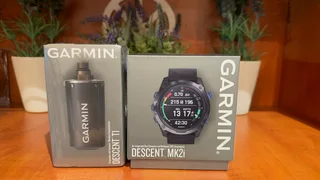 Garmin Descent™ Mk2i Bundle, Titanium Carbon Gray DLC with Black Band (Includes Descent T1)