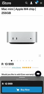 Apple Mac Mini M4 Chip With 10-Core CPU And 10-Core GPU, 16GB , 256GB SSD COMBO