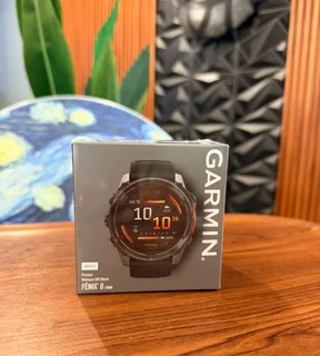 Sealed Garmin Fenix 8 – 51 Mm, Amoled Slate Grey With Black Silicone Band