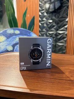 Garmin Epix (Gen 2) - Standard Edition | 47 mm | Slate Steel with Black Band
