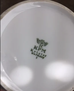 Vintage KPM Krister Germany tea set