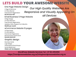 WordPress website services.