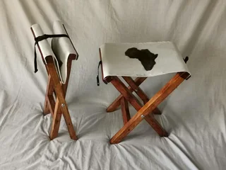 Handmade Quality Camping Chairs with Springbok skin motifs