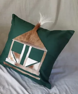 Handmade Quality Cushion covers with Springbok skin motifs