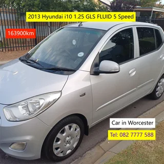 2013 Hyundai i10 1.25 GLS Fluid 5 Speed (Only 163900km)(Facelift)