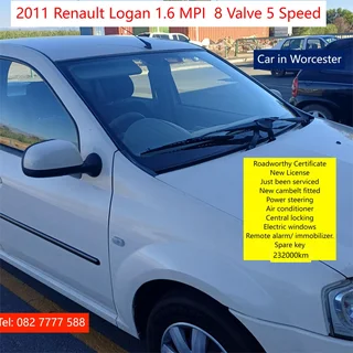 2011 Renault Logan 1.6i 5 Speed ( Roadworthy certificate included)