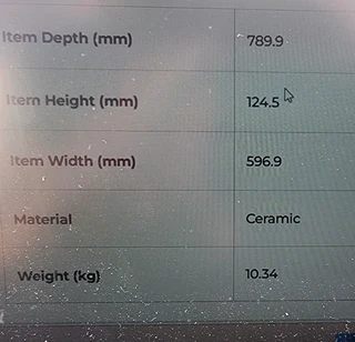 70cm AEG ceramic glass electric hob